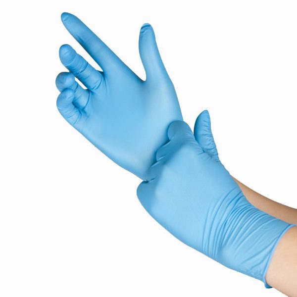 Blue Nitrile Gloves (3)